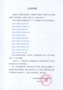 公司声明